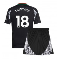 Dětský fotbalový dres Arsenal Takehiro Tomiyasu #18 2024-25 Venkovní Krátký Rukáv (+ trenýrky)